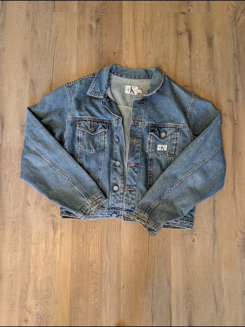 Vintage Calvin Klein Light Blue Denim Jacket